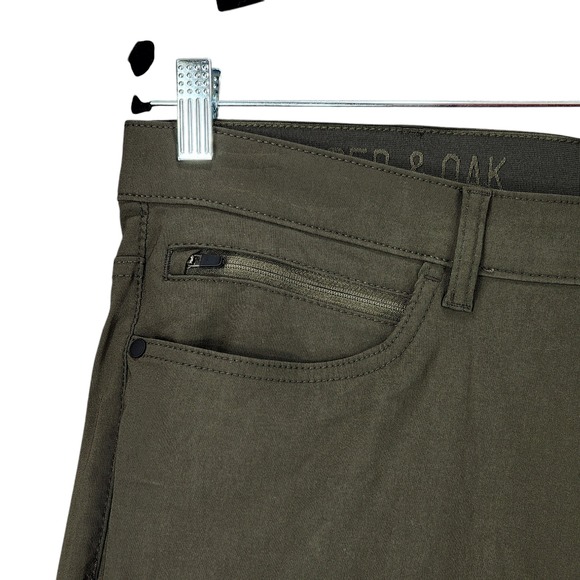 Copper & Oak Momentum Pants 38x32 Men Olive Army Green Performance Stretch NEW - Picture 9 of 9